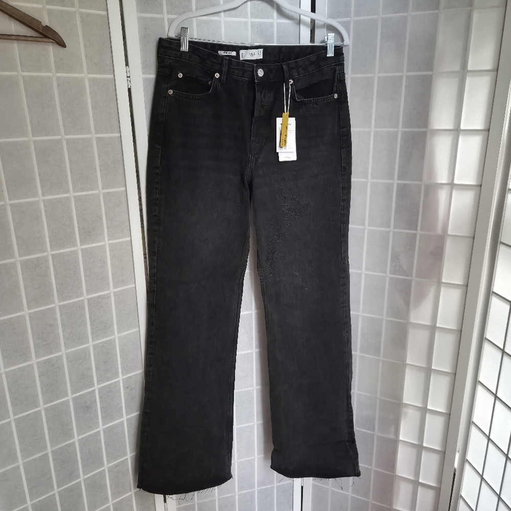 Mango Black Jeans NWT Sz 10
